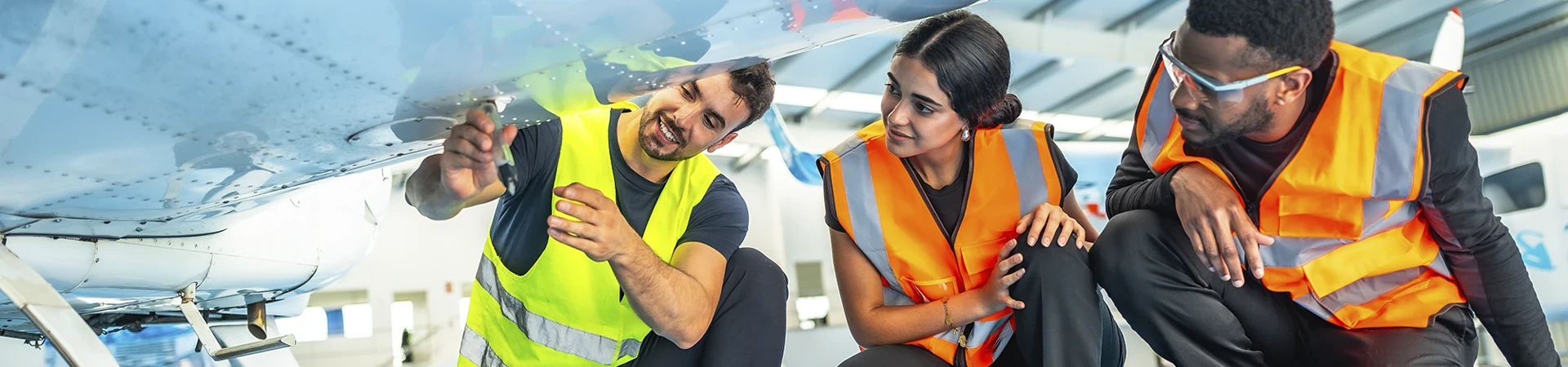 Aviation Career for Excellence pilot flying through clouds