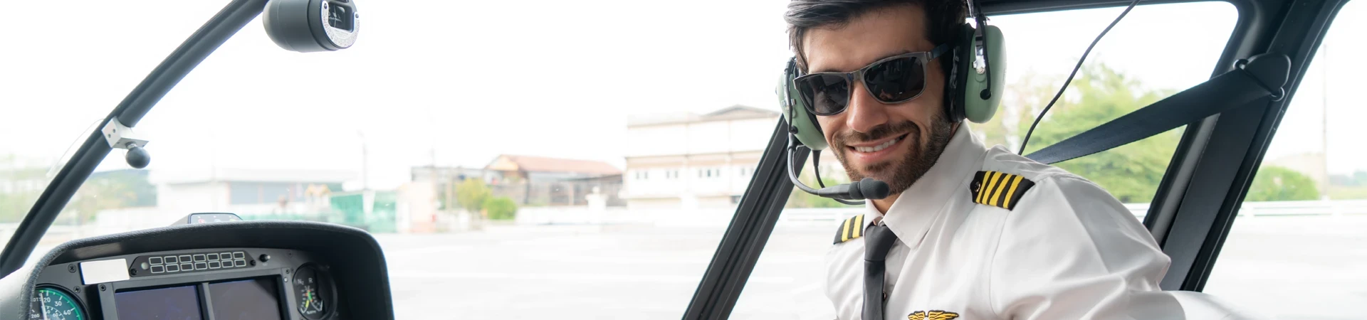 Aviation Career for Excellence pilot flying through clouds