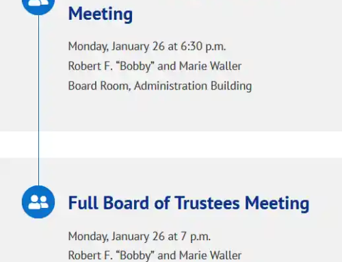 Board of Trustee Meetings